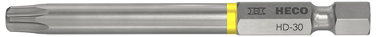 Langbits, HECO-Drive, HD-30, Farbring: gelb, im Blister à 3 Stück