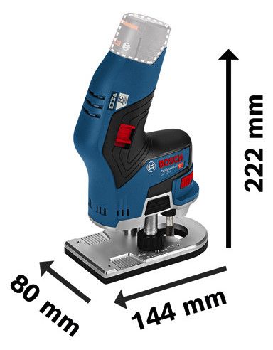 BOSCH Akku-Kantenfräse