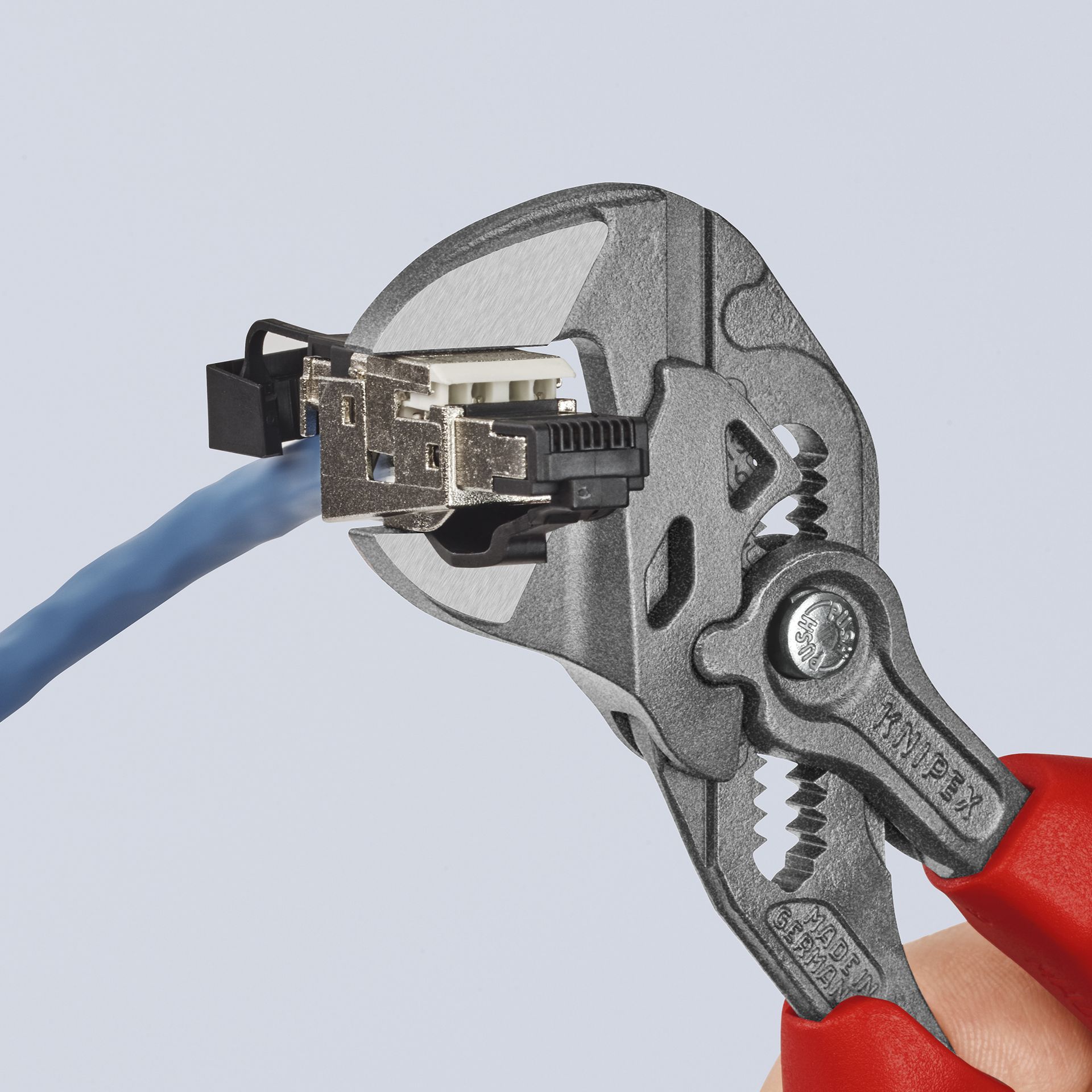 KNIPEX Zangenschlüssel mit Kunststoff überzogen verchromt