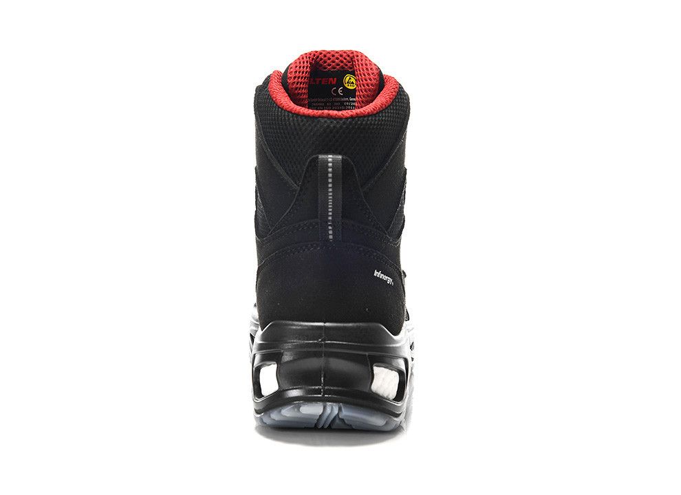 ELTEN OWEN BOA Sicherheitsstiefel Mid S2 ESD, Schwarz, Gr. 43