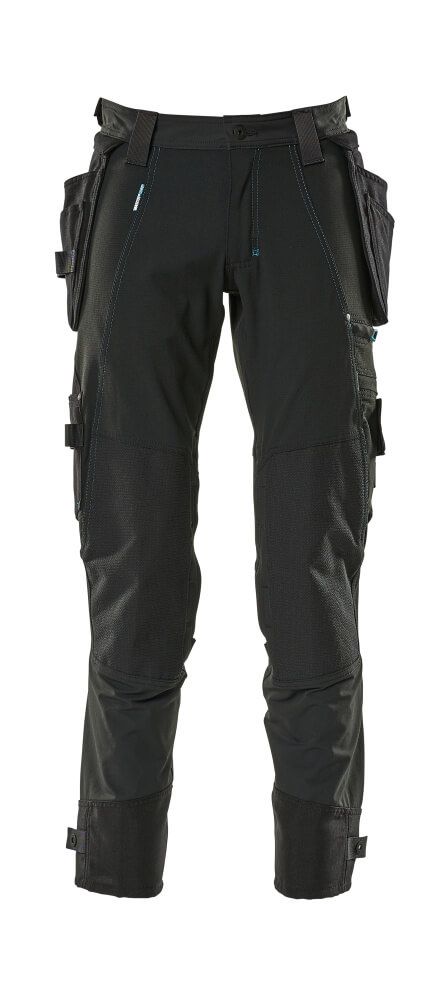 Hose mit Hängetaschen Schwarz, 76C46
