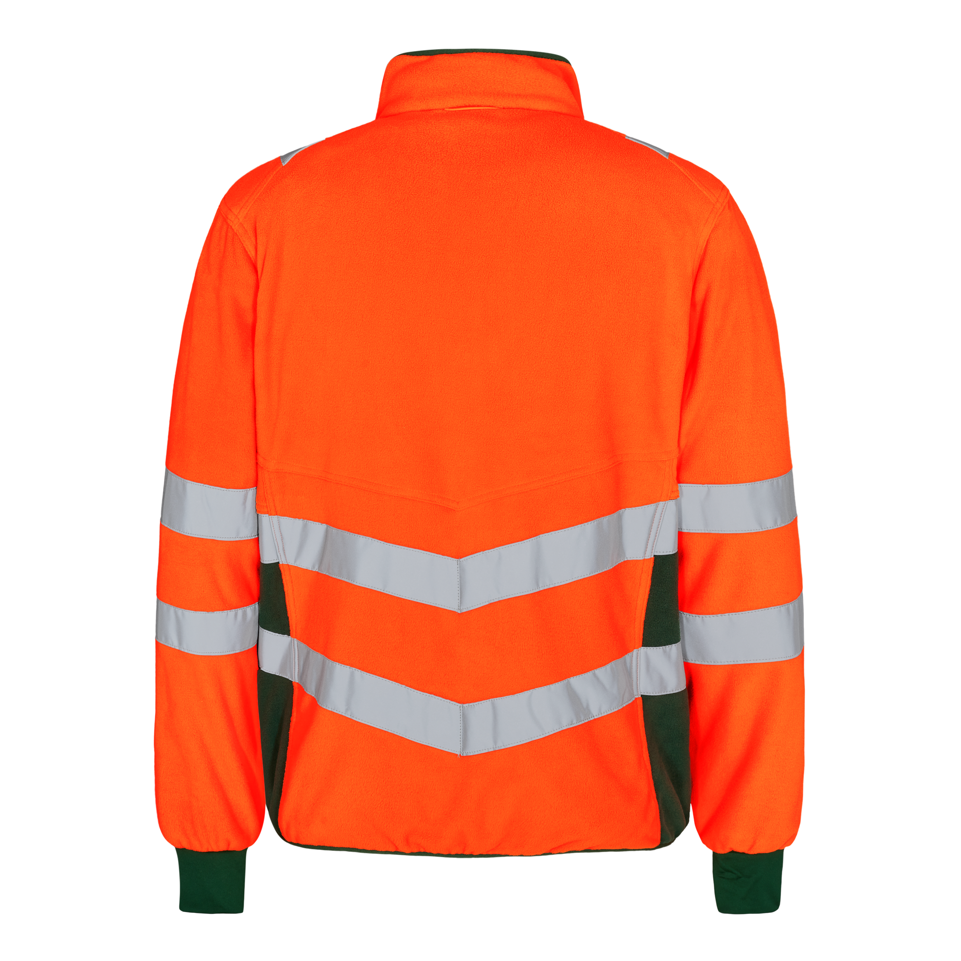Safety Fleecejacke Orange/Grün, Gr. S