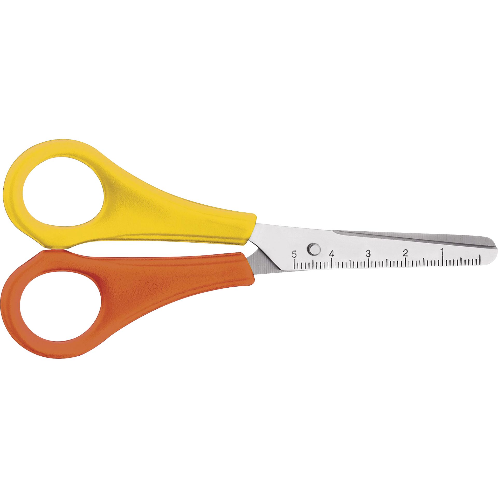 Kinderschere 13cm 5 Zoll Linkshand rund ge/or