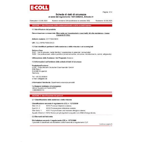 Buchsen- und Lagerkleber 50g hochfest-mittelviskosE-COLL