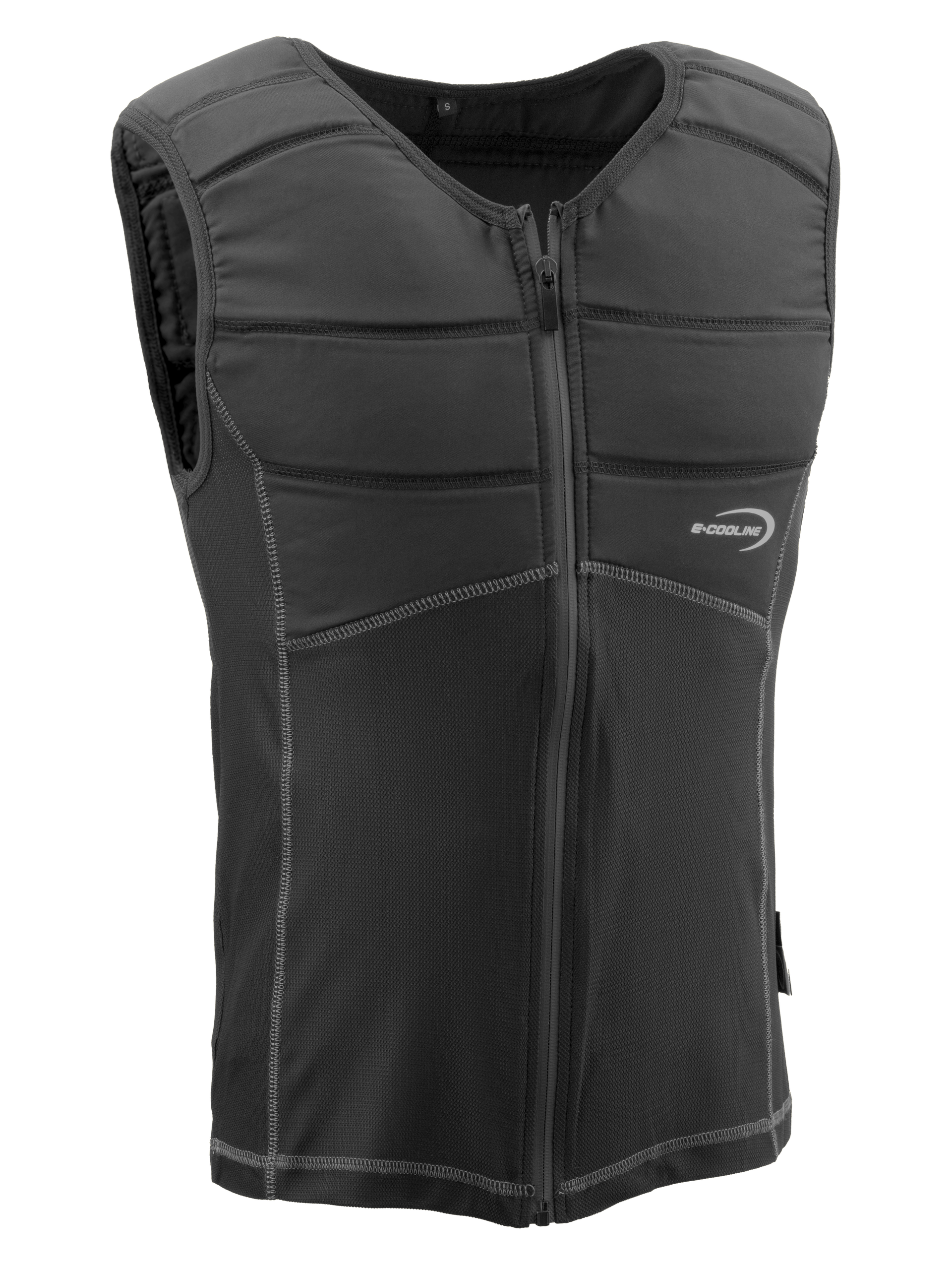 E.COOLINE Powercool SX3 ShirtWeste / Kühlweste - kühlende Weste, Kühlweste, schwarz, Gr. XS