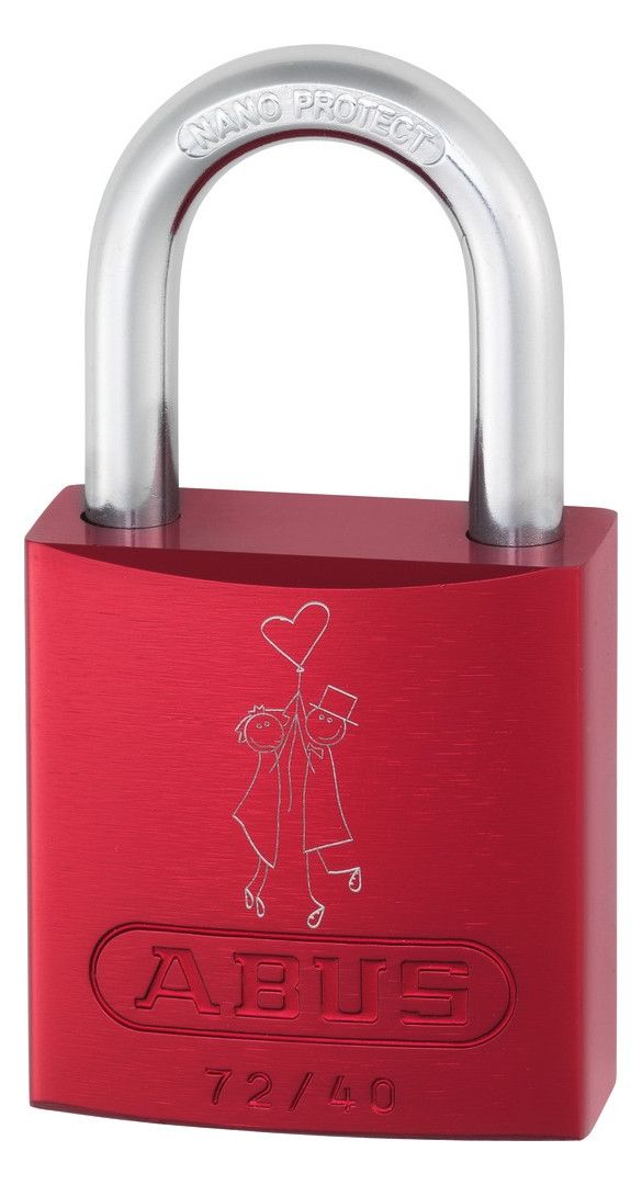 ABUS Vorhangschloss "72/40", LoveLock 1