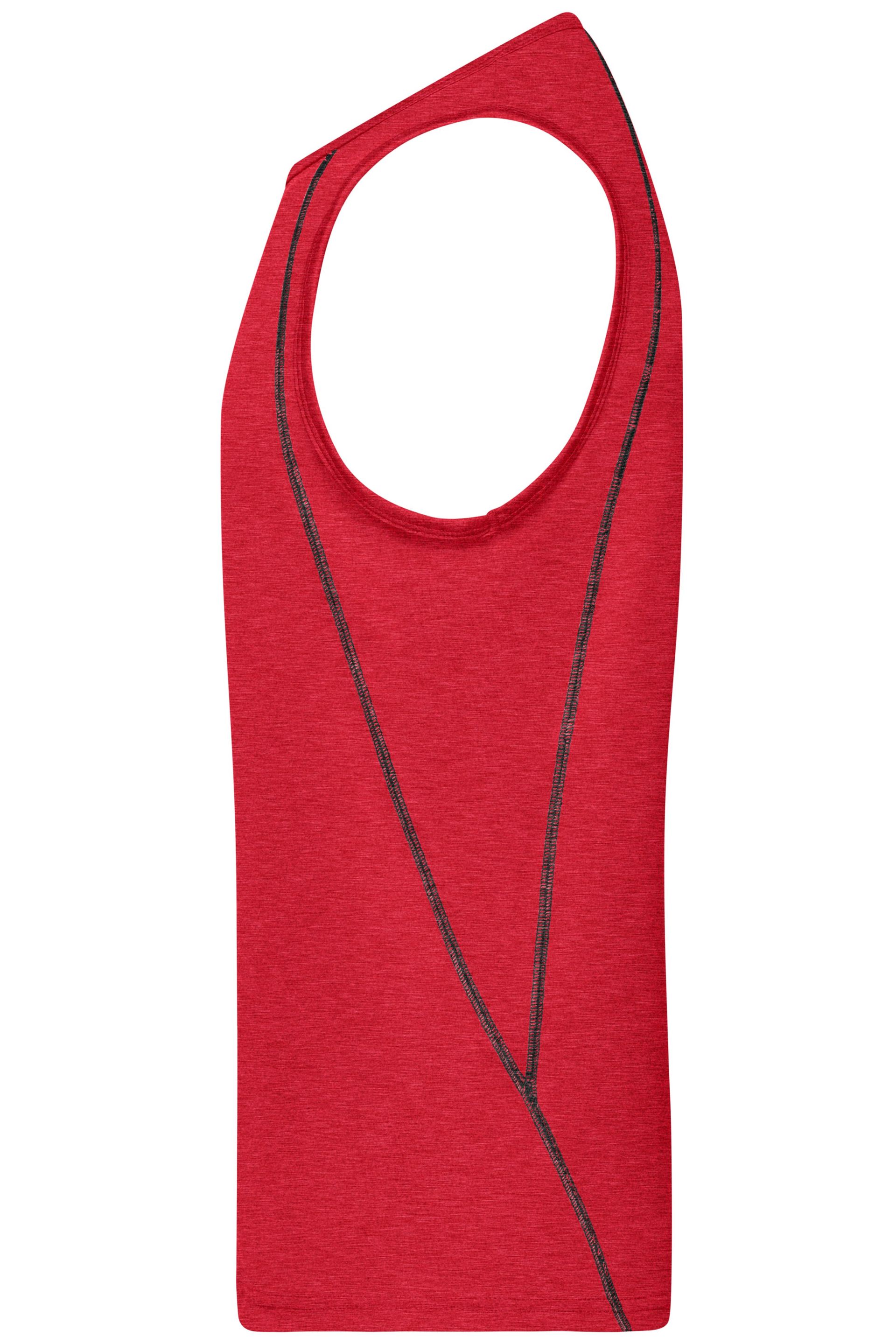 James & Nicholson JN494 Herren-Tank Top, Rot, Gr. M
