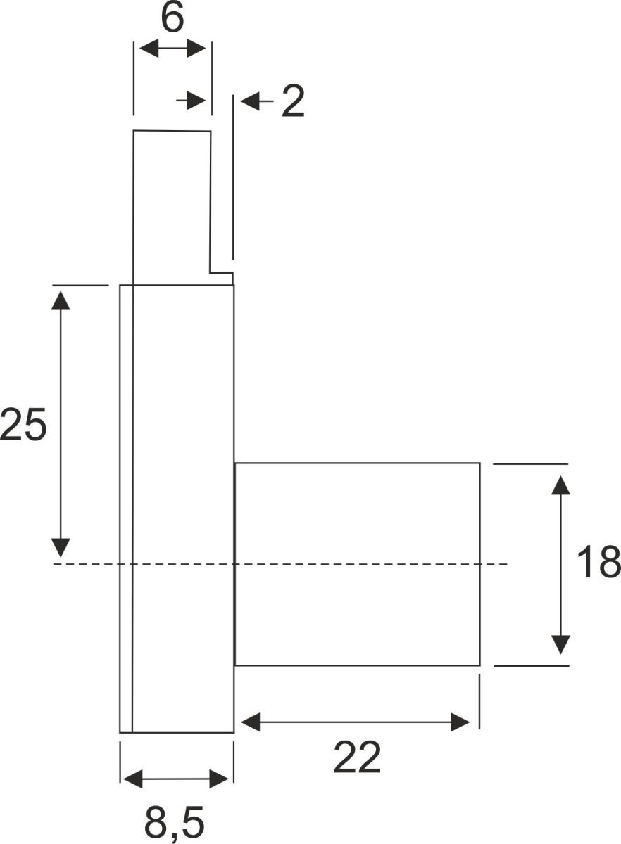 Bmb Aufschr.Schloss 25mm Rs/Ls