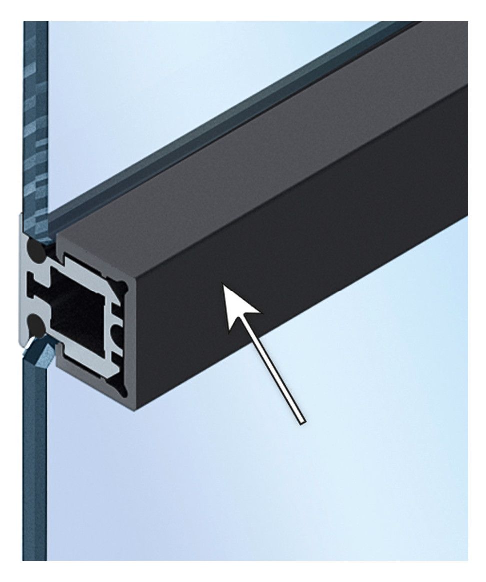 HETTICH CADRO Clip-Mittelprofil Kst EDS OP 3000