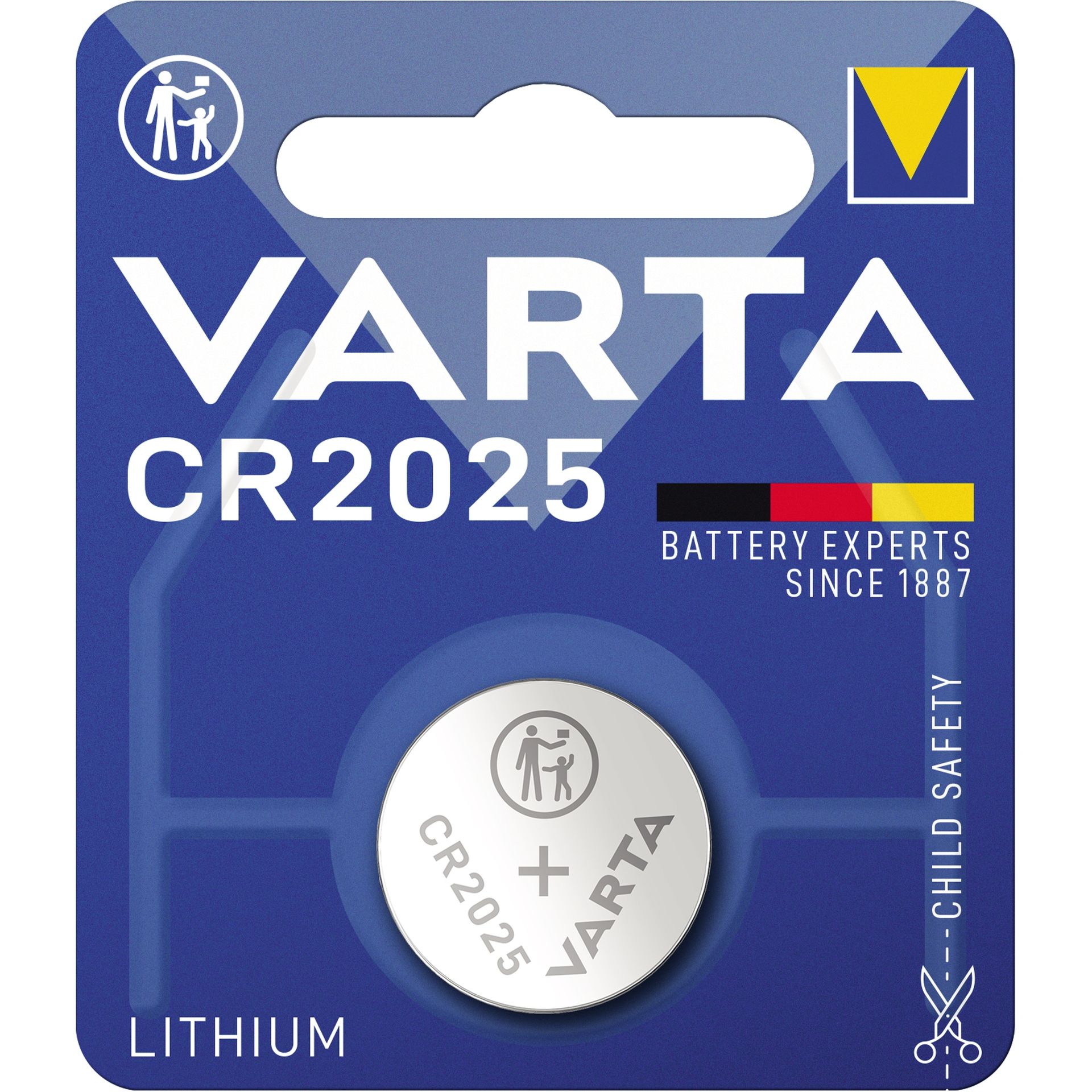 Knopfzelle Electronics CR 2025 VARTA