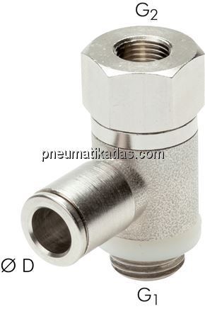 Stoppverschraubung G 1/8"-G 1/8", ohne Handnotbetätigung IQS-MSV