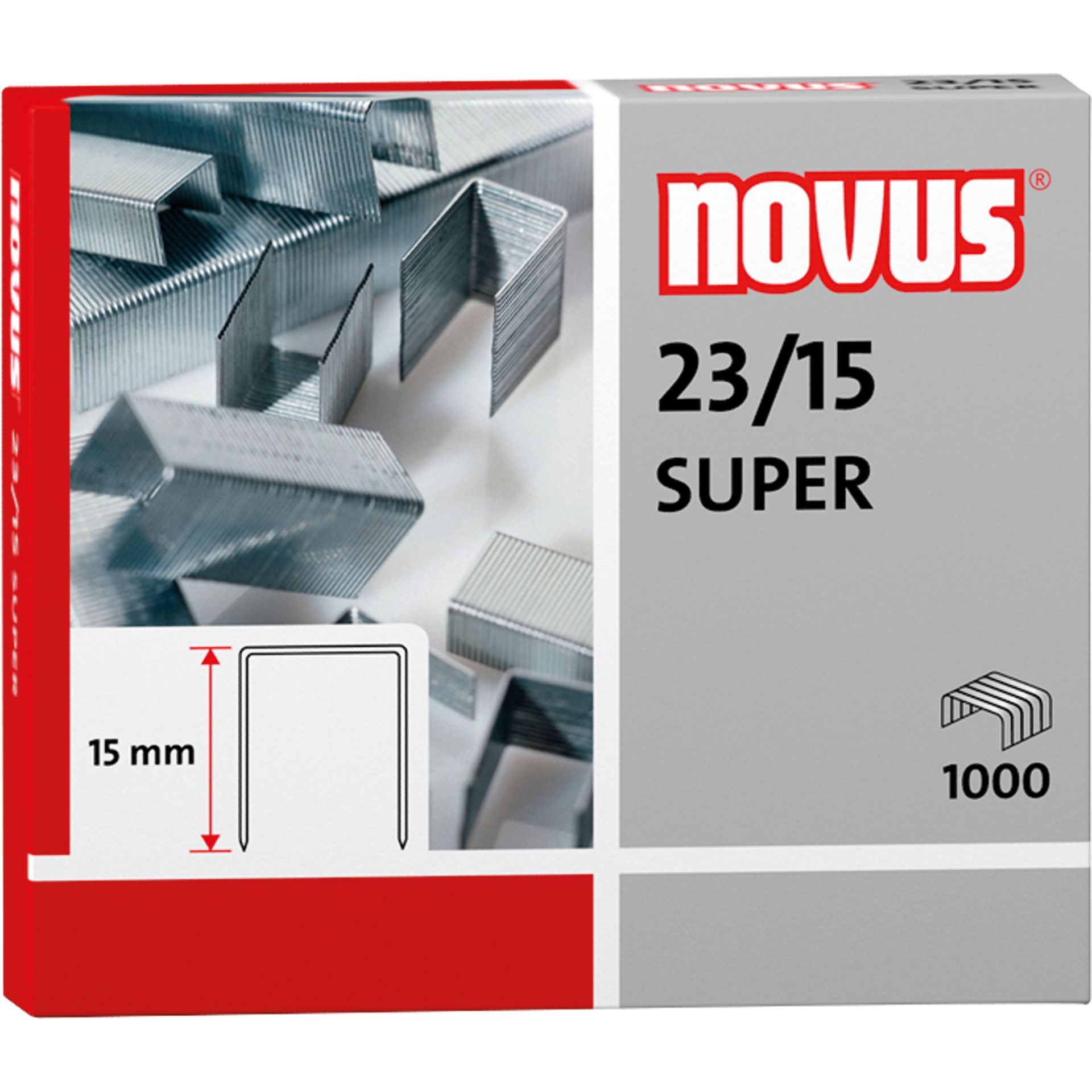Heftklammer 23/15 verzinkt 1.000 St./Pack.