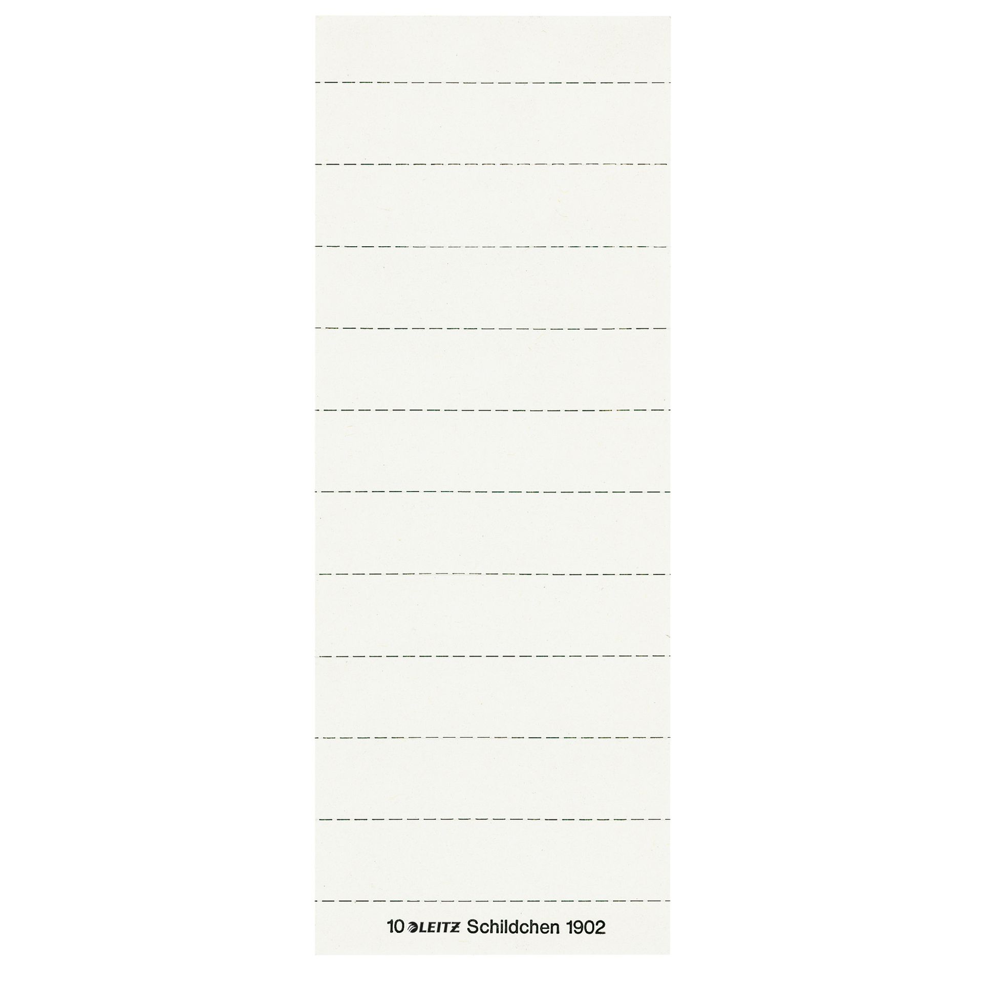Beschriftungsschild blanko 3zeilig weiß 100 St./Pack.
