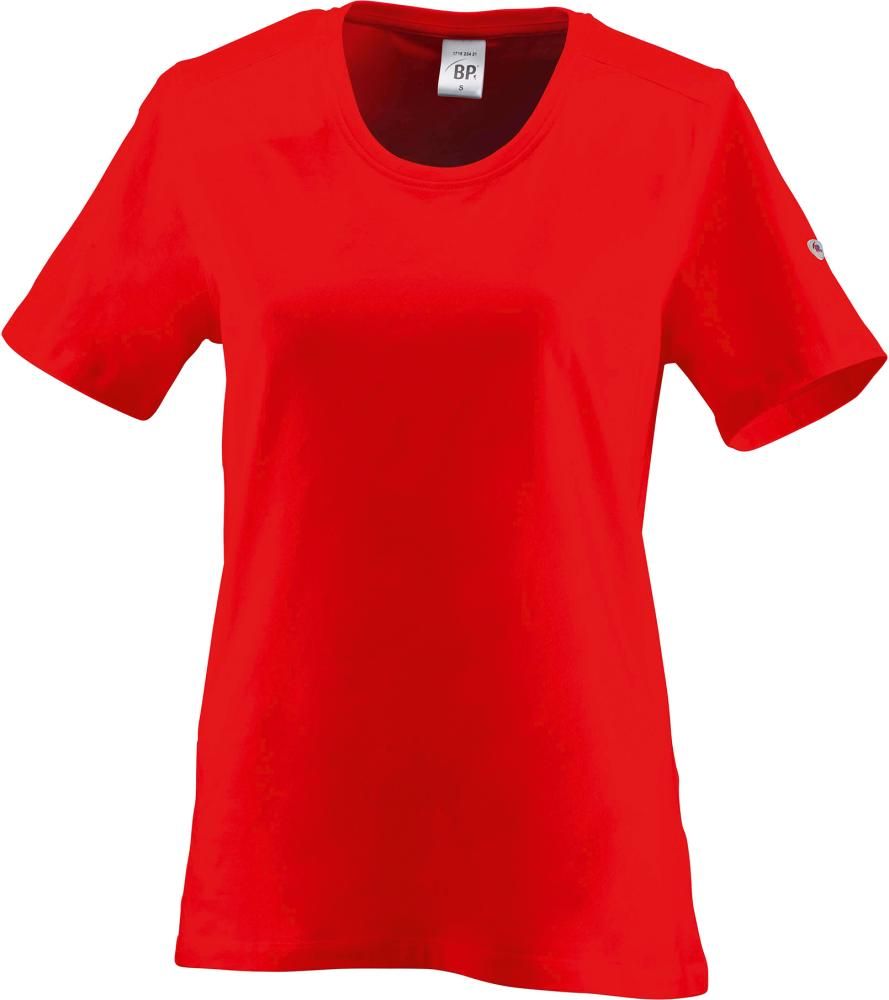 T-Shirt Damen 1715, rot,Gr.XL