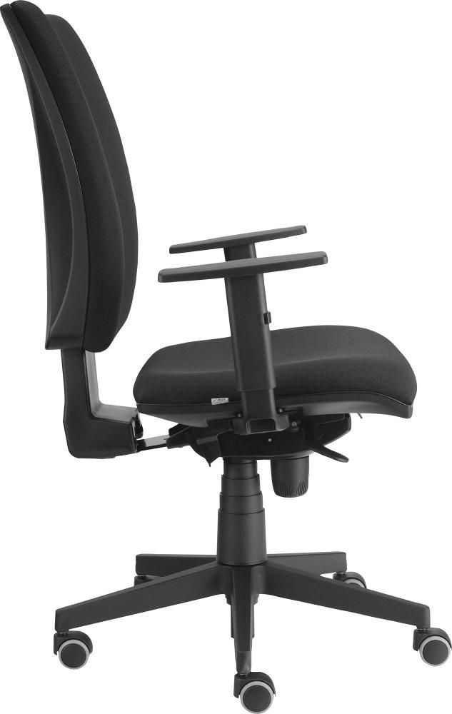 Drehstuhl Solid 1 VSDS1 Stoff 100% Polyester schwarz