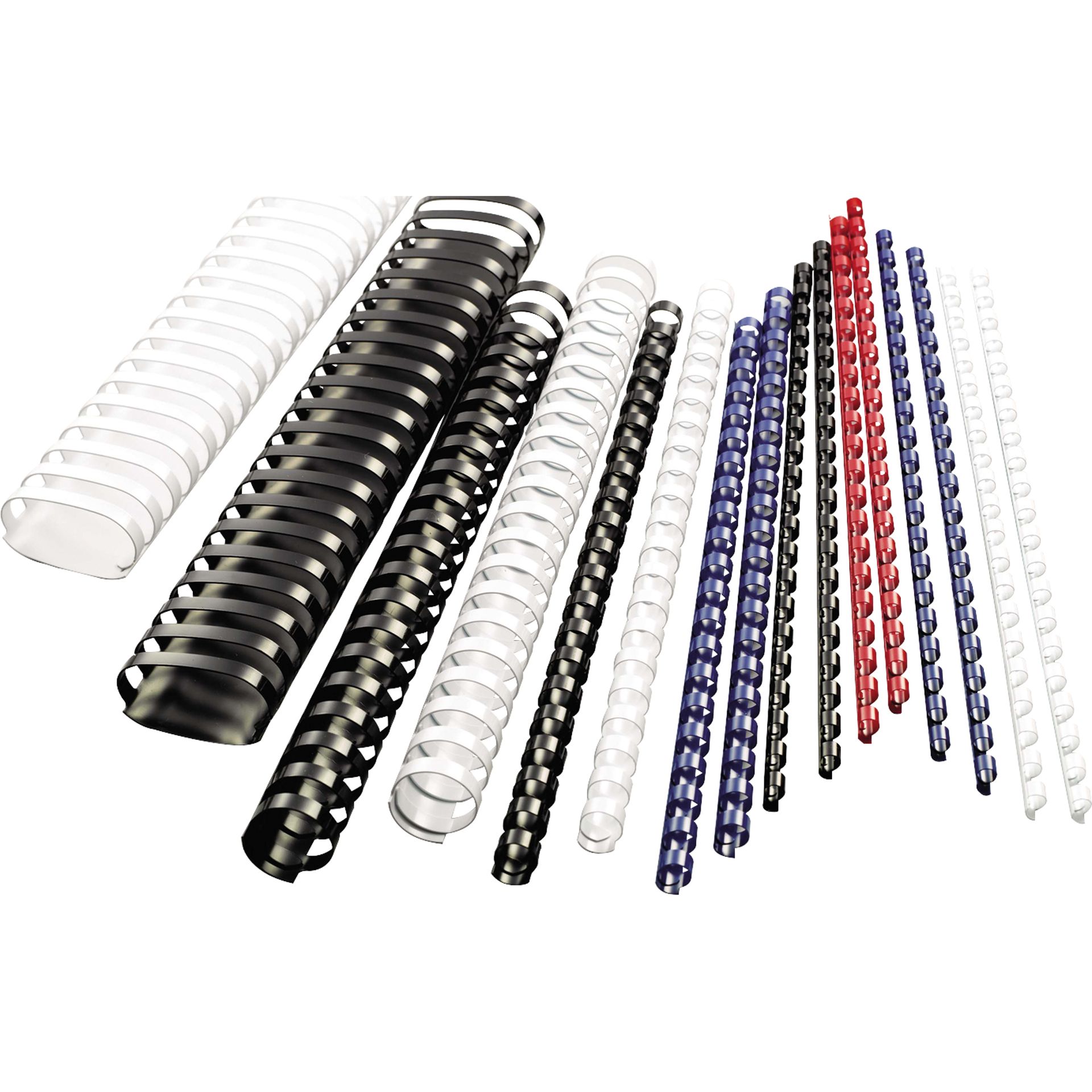 Plastikbinderücken DIN A4 12mm rot 100 St./Pack.