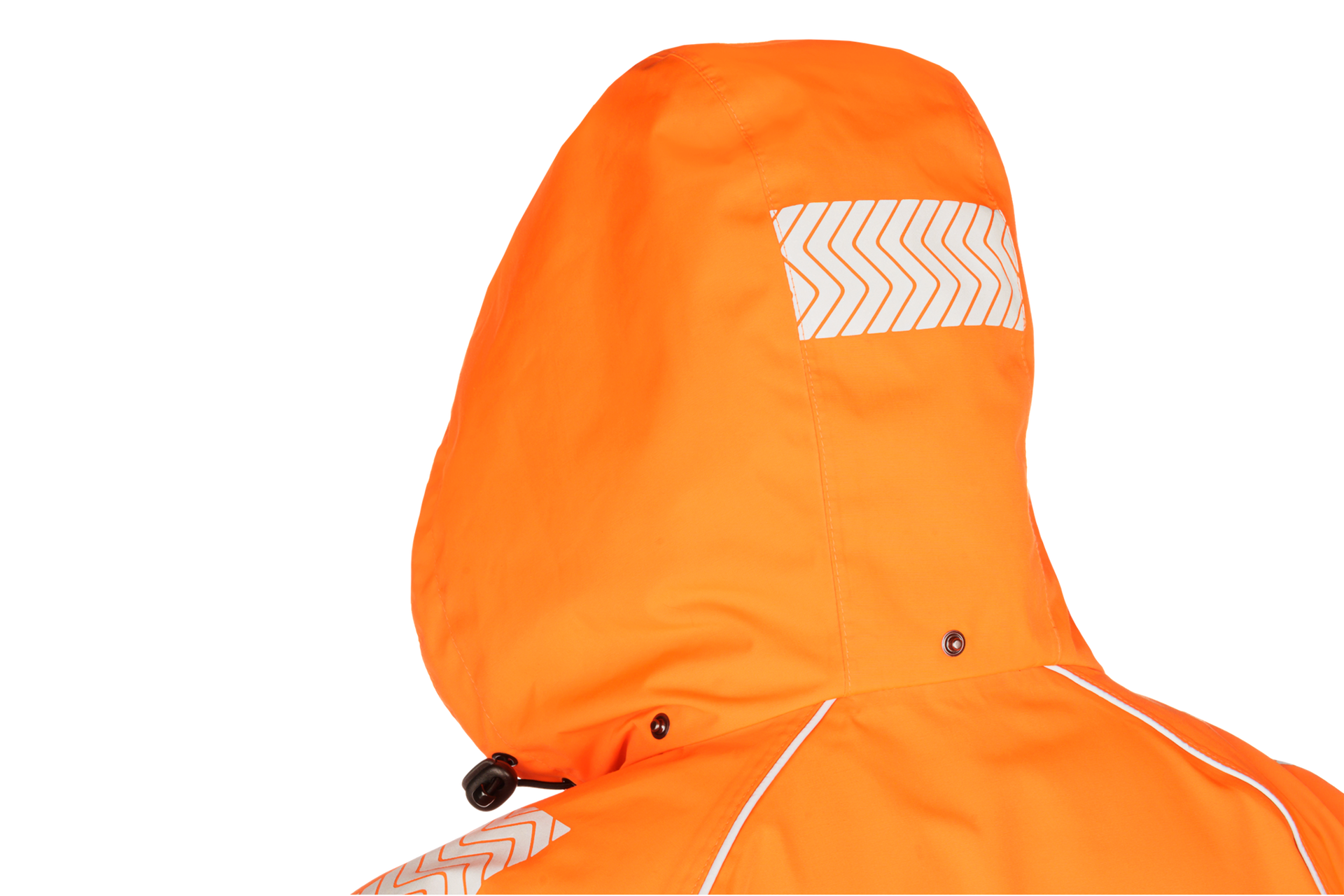 SIP Warnschutz-Regenjacke Keiu HV leuchtorange/schwarz - Gr. XS