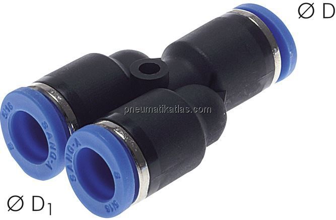 Y-Steckanschluss 3mm-3mm, IQS-Standard