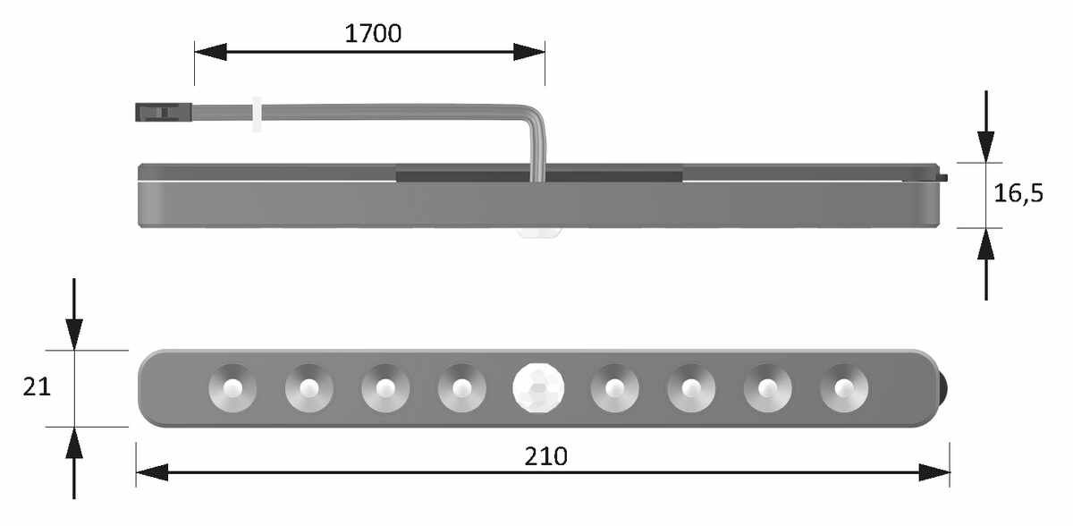 LuckyLine 2er Set nw Alu Optik