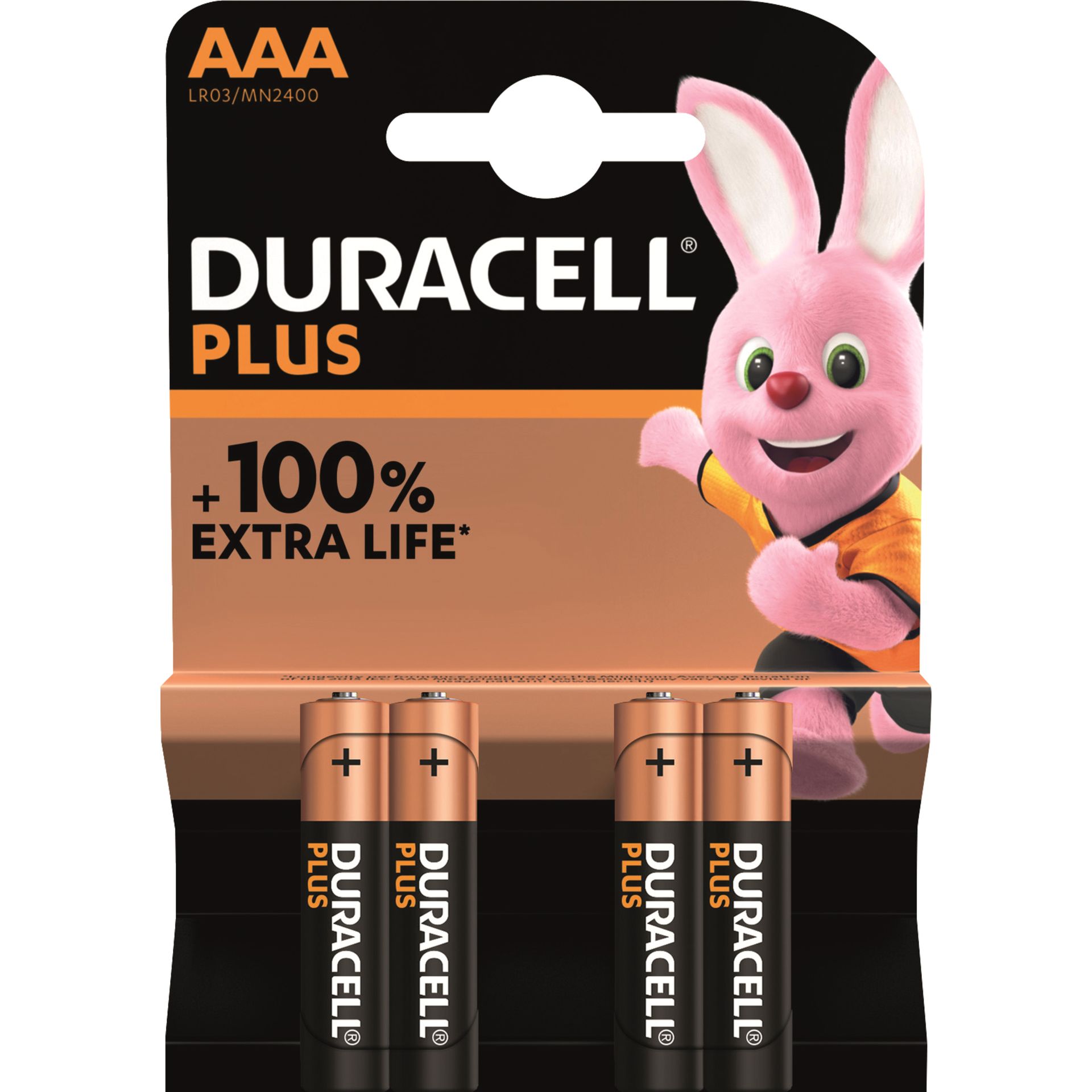 Batterie Plus Micro AAA LR03 4 St./Pack.