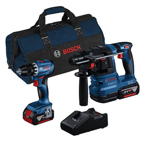 BOSCH 2-Tool-Akkusatz in Tasche