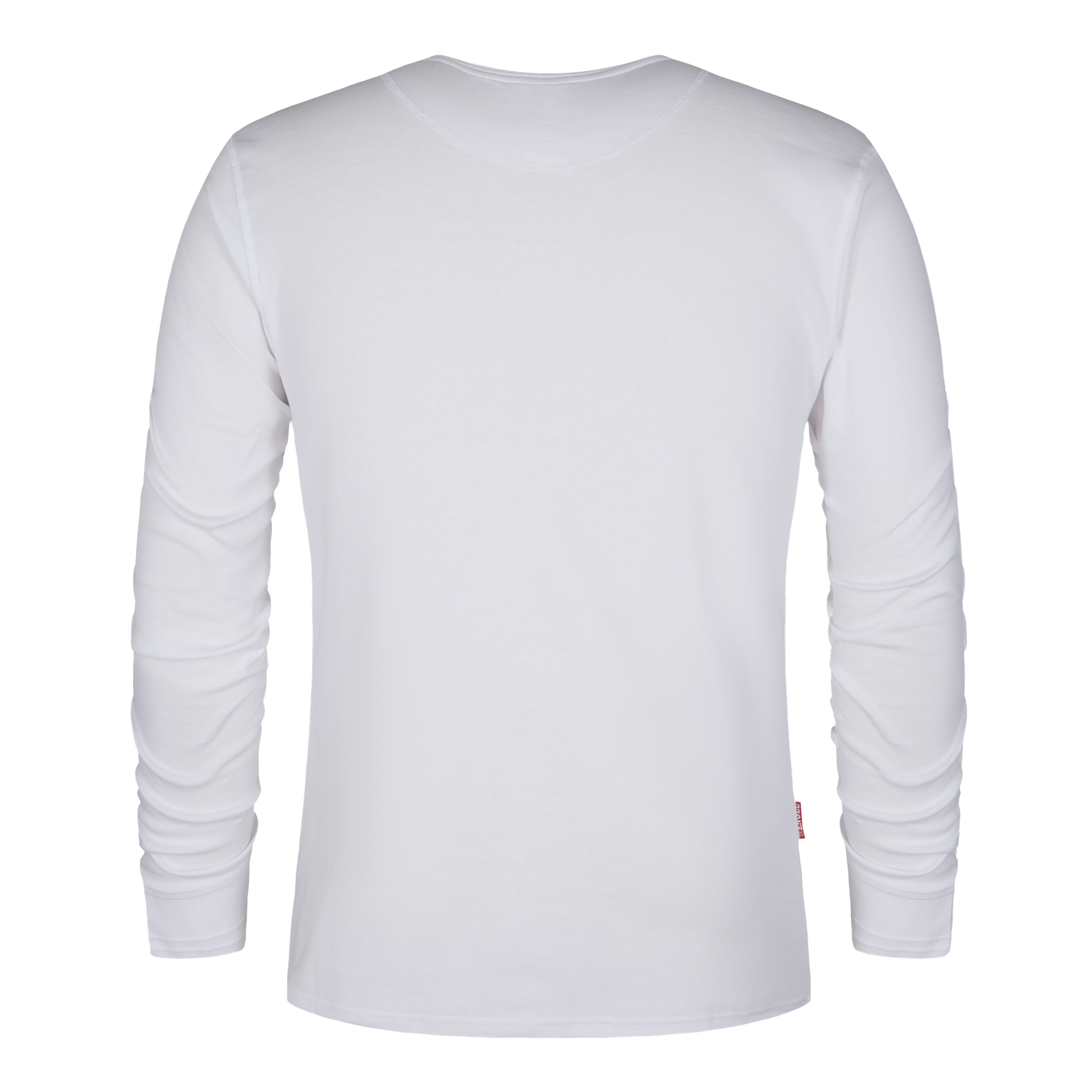 Extend Grandad langarm-Shirt Weiss, Gr. L