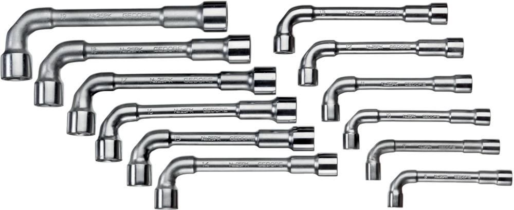 GEDORE 25 PK-012 Doppelsteckschlüssel-Satz 12--teilig 8-19 mm