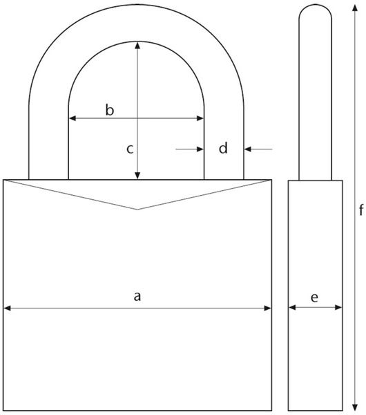 ABUS Zahlenvorhangschloss 78/50