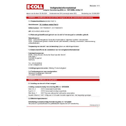 2K-Flüssigmetall 25g Doppelkammerspritze E-COLL