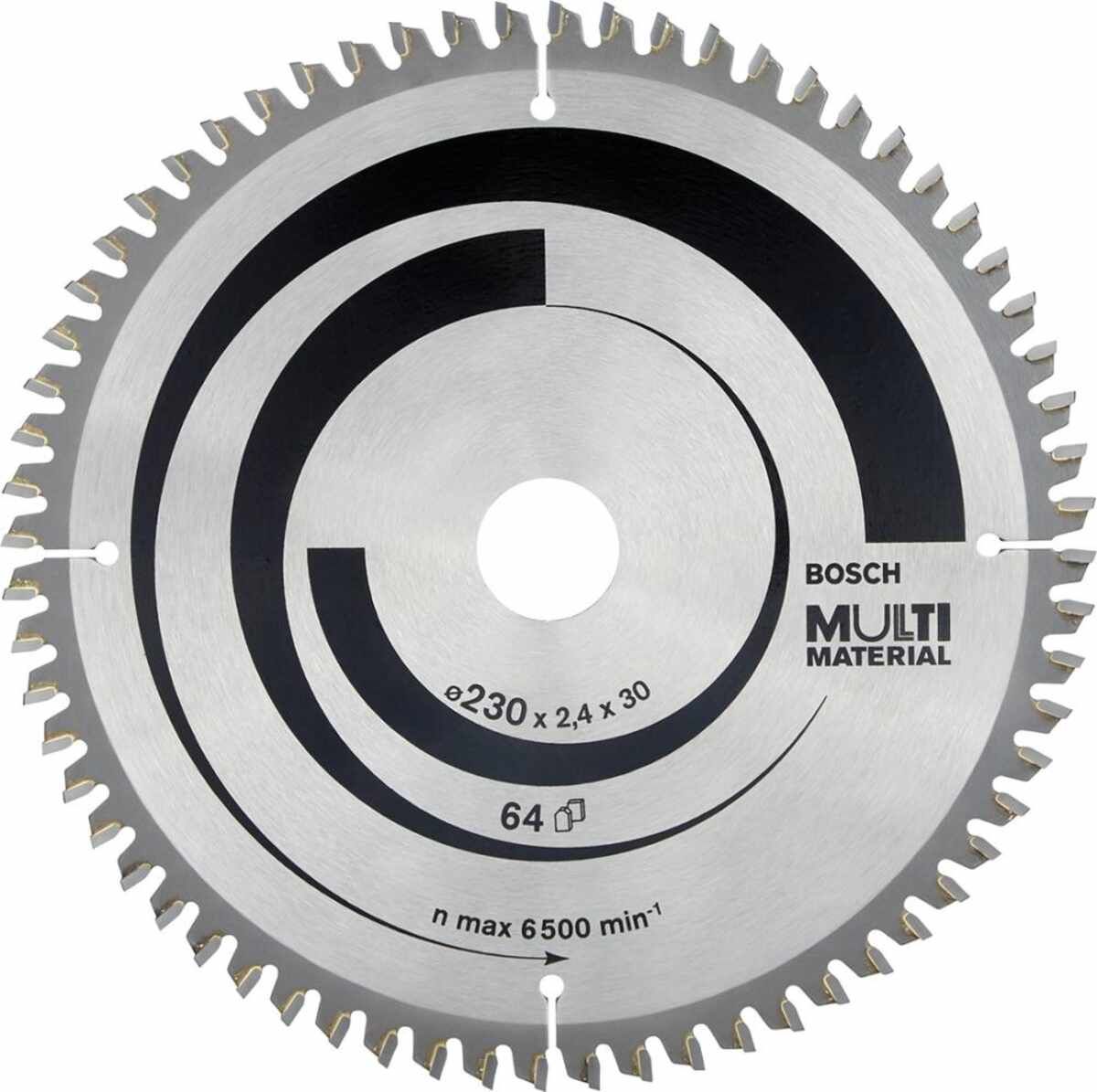 HM-Kreissägeblatt 230x2,4/1,8x30 64Z Bosch VE à 1 Stück Multi Material