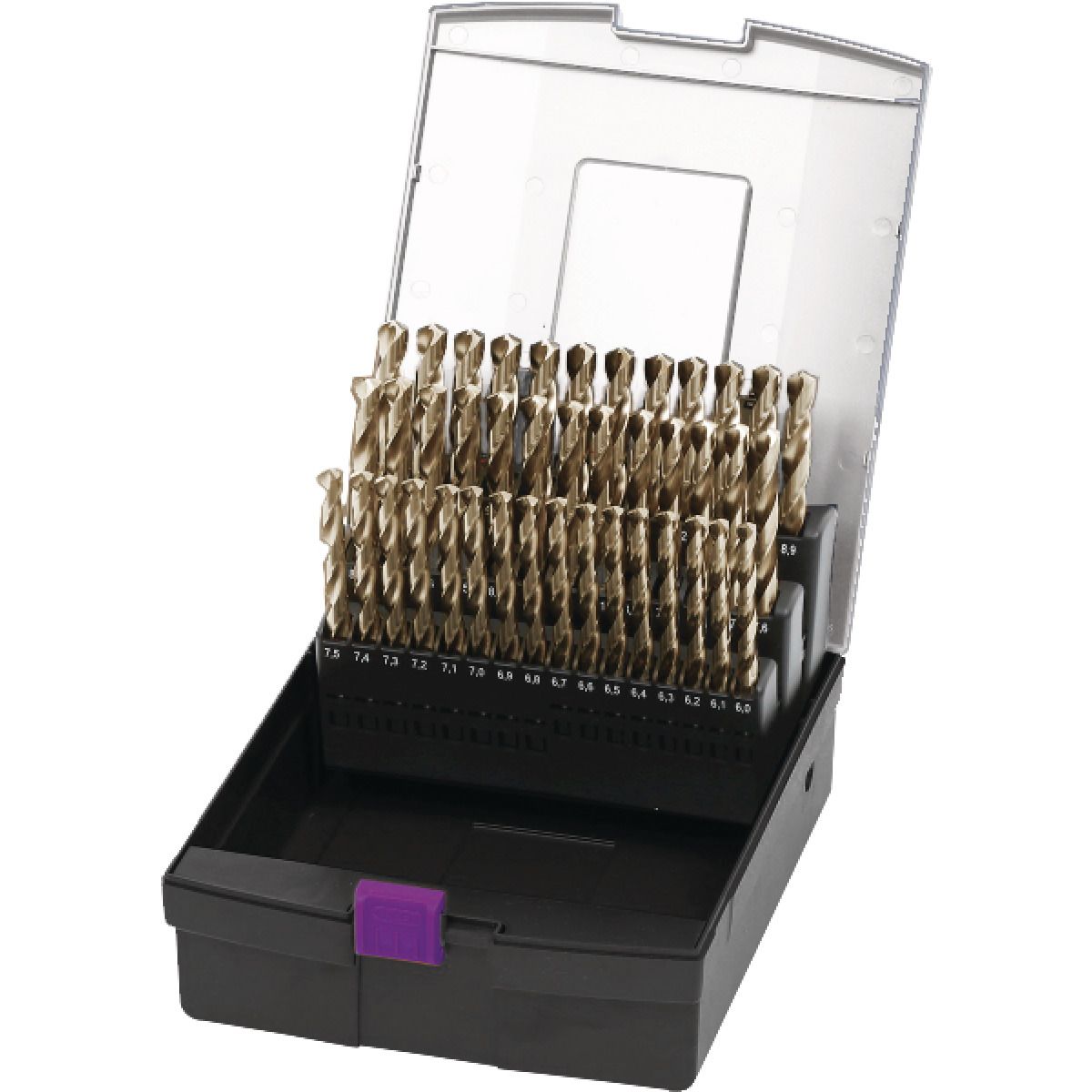 Spiralbohrer-Satz Optimum 41-teilig, 6 - 10 mm (0,1 mm steigend)