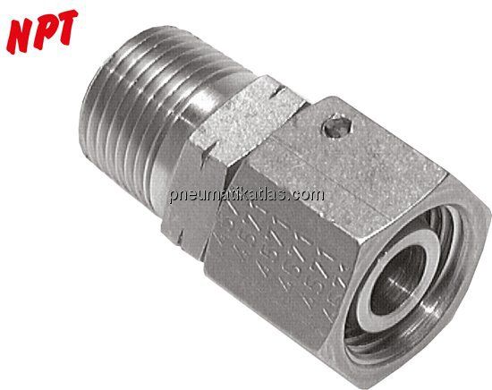 Einstellb. Schneidringverschr. 6 L-NPT 1/8", 1.4571