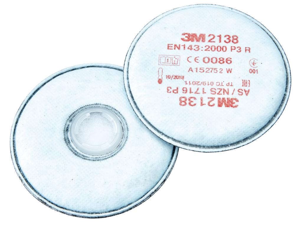 Ersatzfilter 2138, P3R mit Aktivkohle 3M