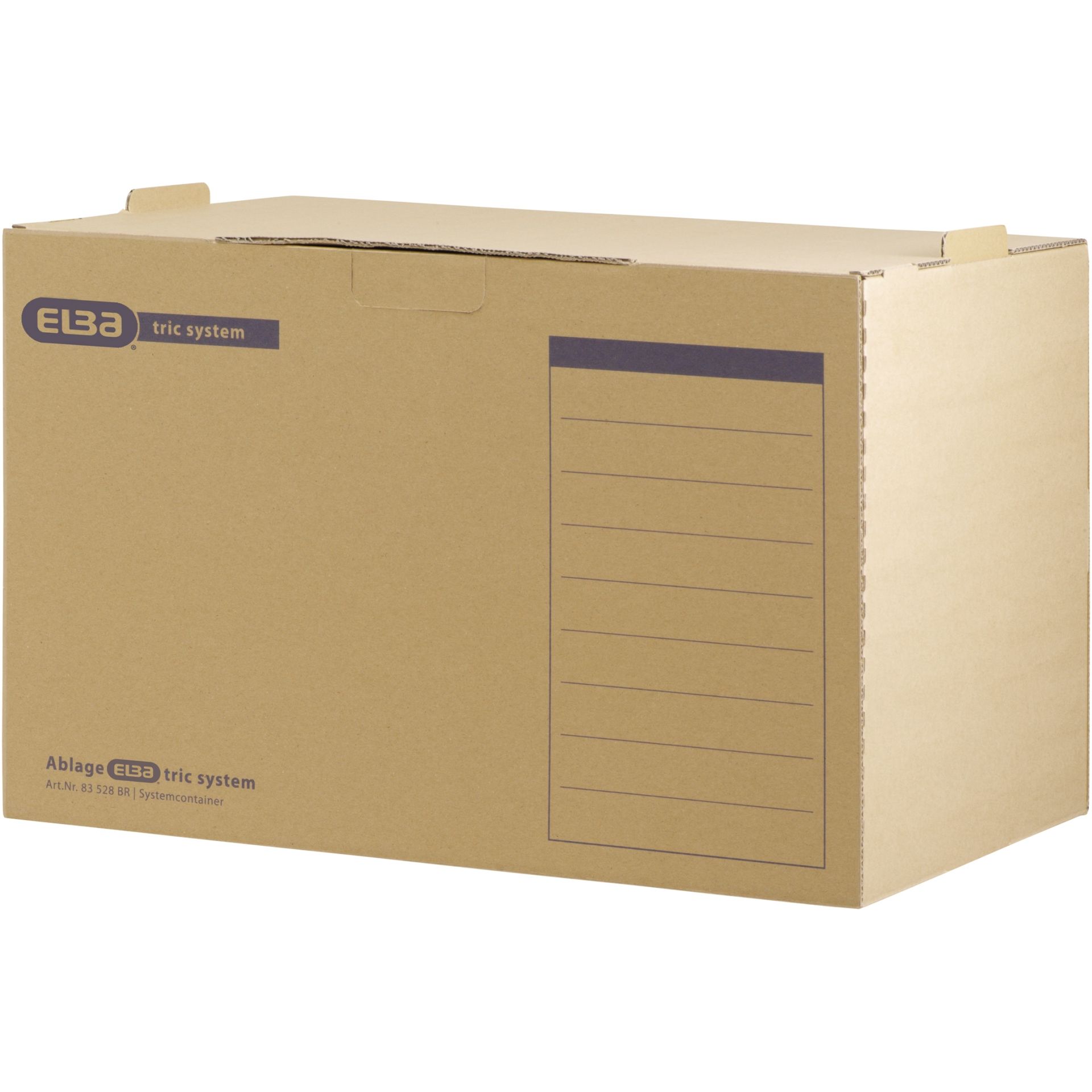 Archivbox tric System für DIN A4 naturbraun