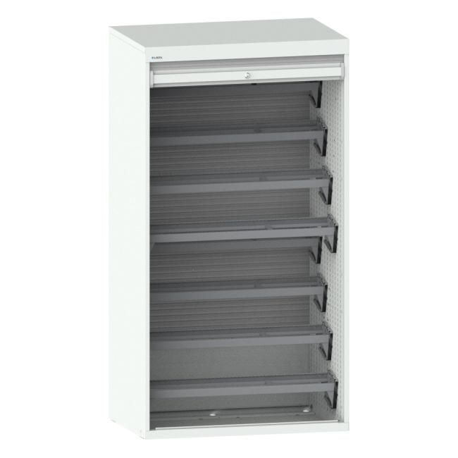 Rolladenschrank B1038xT691xH1950mm 54x27 E RAL 7035 ohne Werkzeughalter