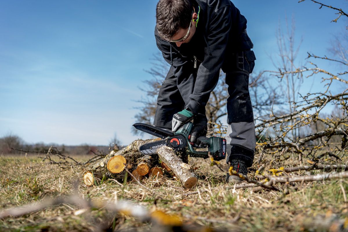 Akku-Gehölzsäge MS 18 LTX 15 Metabo ohne Akku ohne Ladegerät Karton