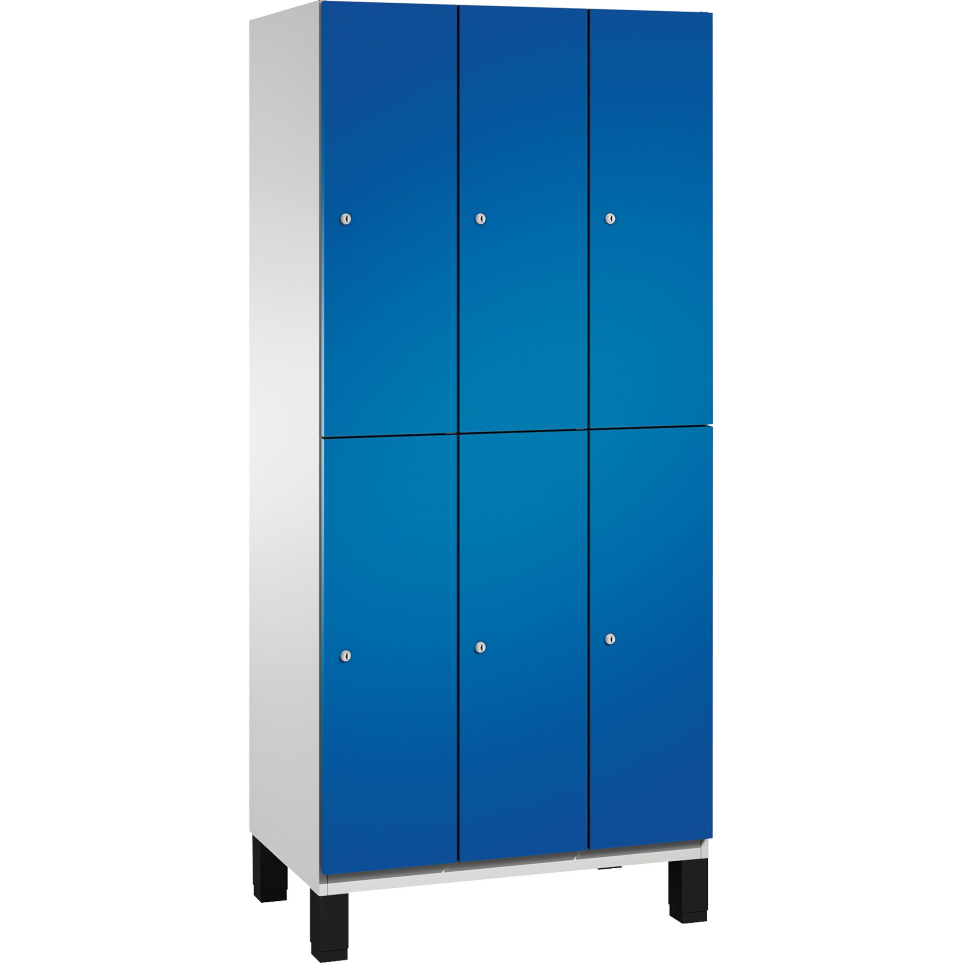 Doppelstockspind Füße 6Fächer B900mm lgr/ebl