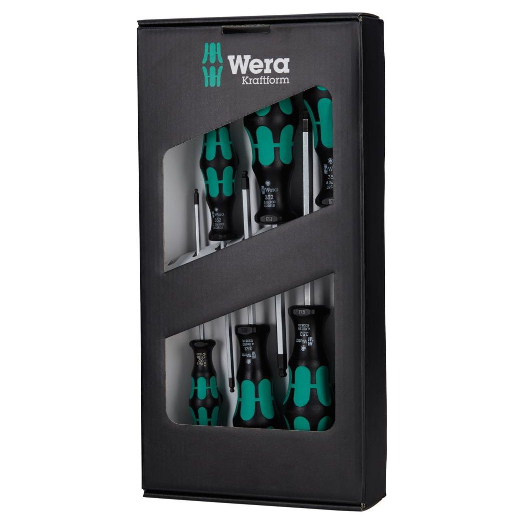 WERA 6-kant/Sechskantschraubendrehersatz