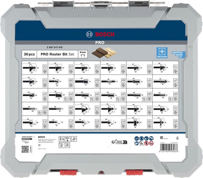 BOSCH Fräsersatz