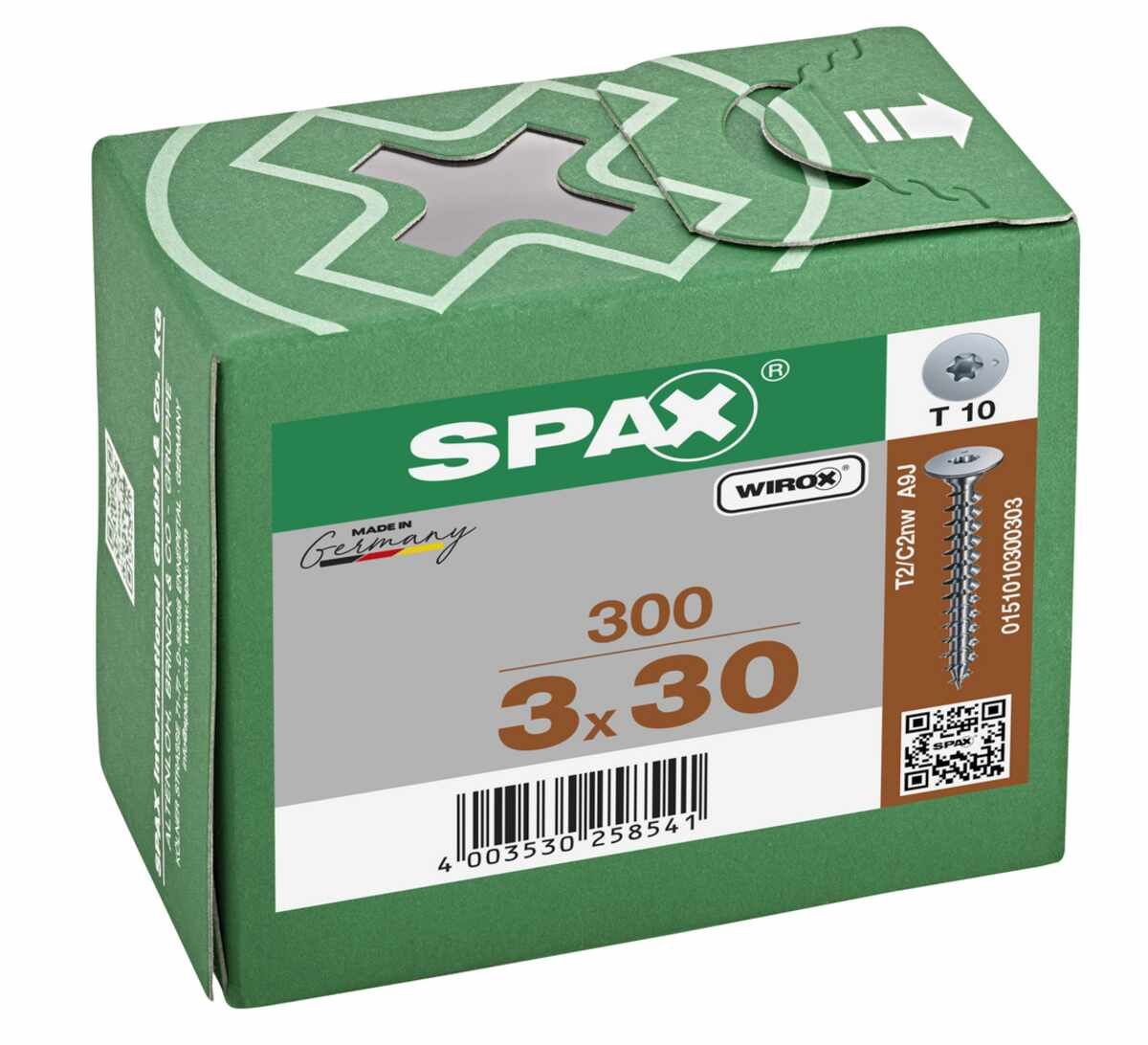 Rückwandschrauben Spax T-STAR 3,0x30 mm VE300