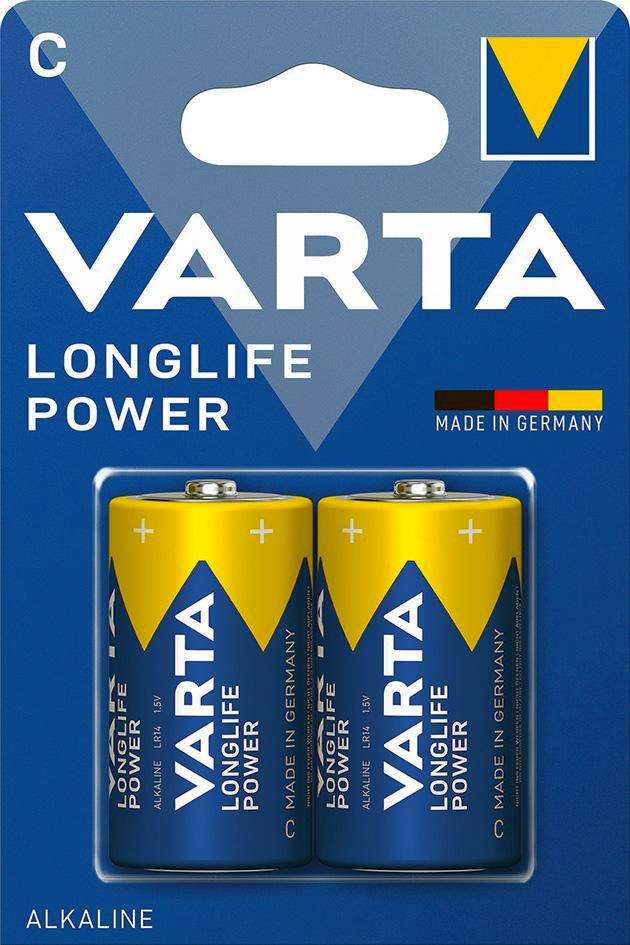 Batterie LONGLIFE VARTA Power C 2er Blister