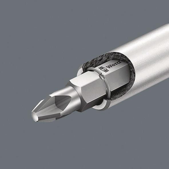 Bit-Handhalter mit Sprengrung 1/4" 232mm Wera