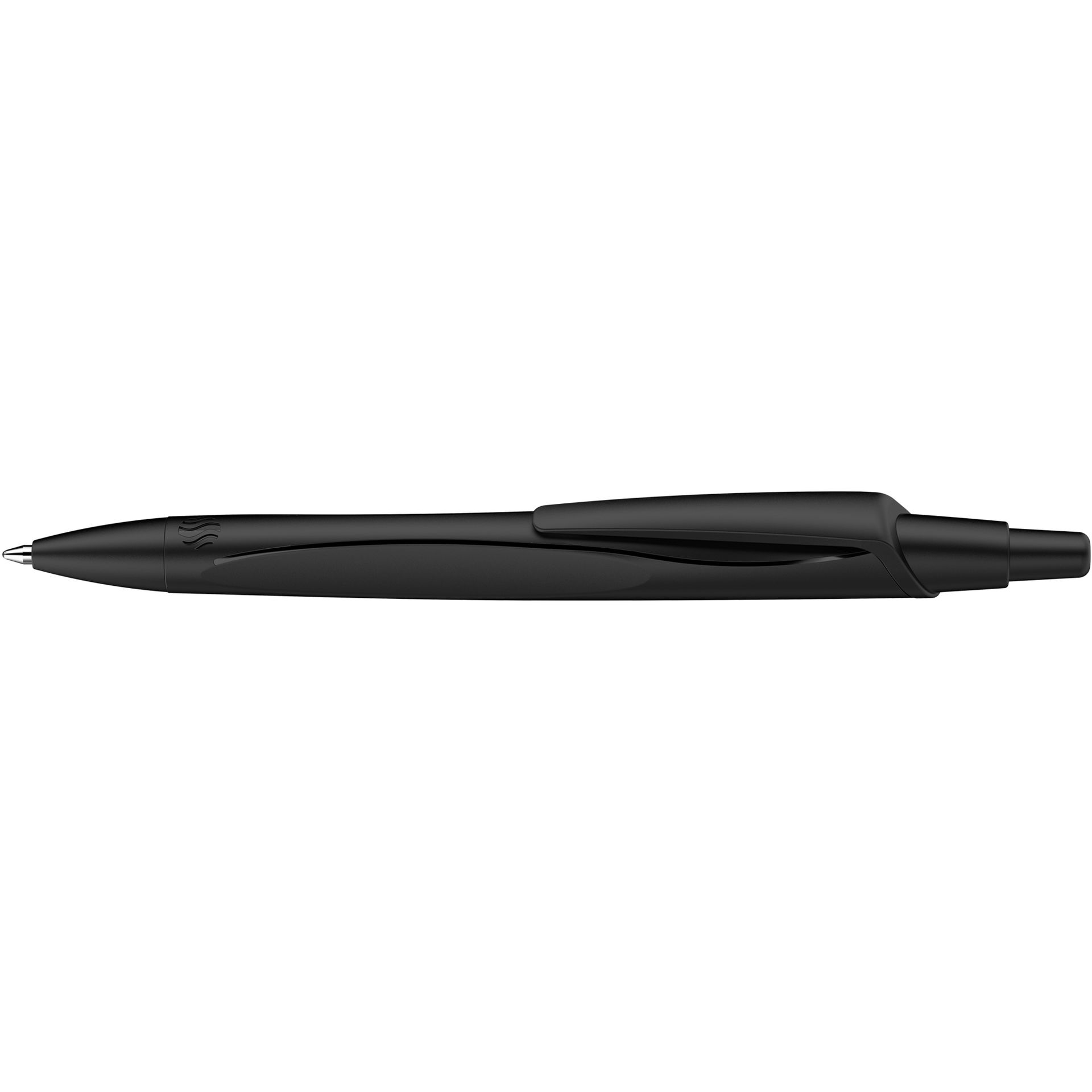 Kugelschreiber Reco Medium schwarz/Mine schwarz