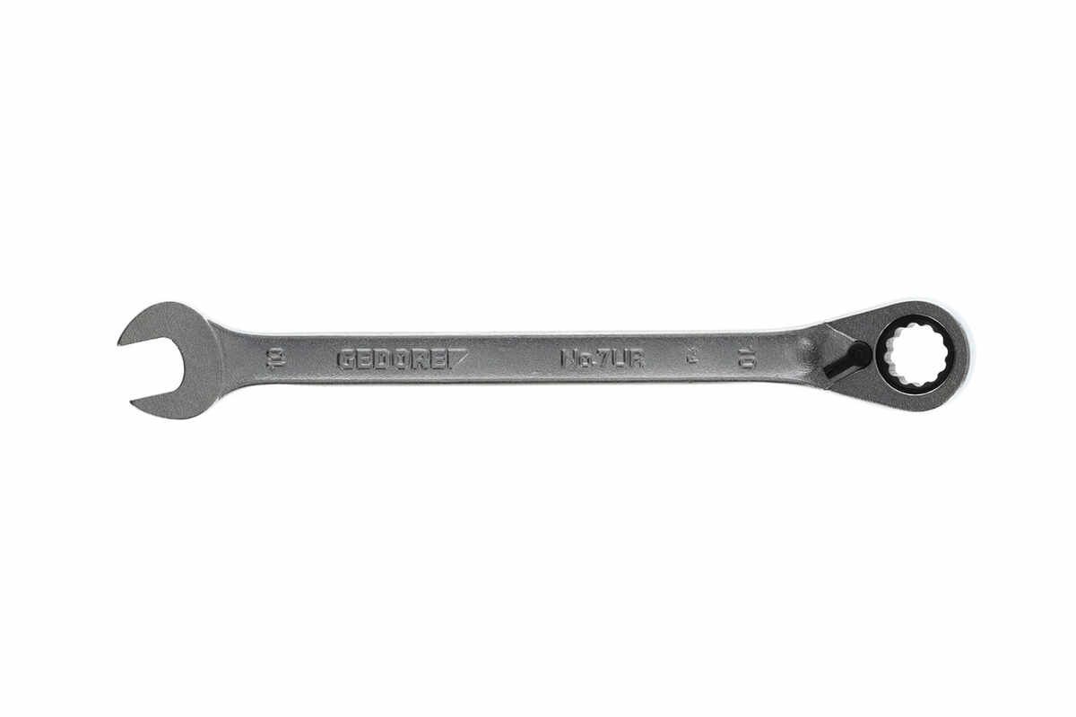 7 UR 10 Maulschlüssel mit Ringratsche, umschaltbar, UD 10 mm