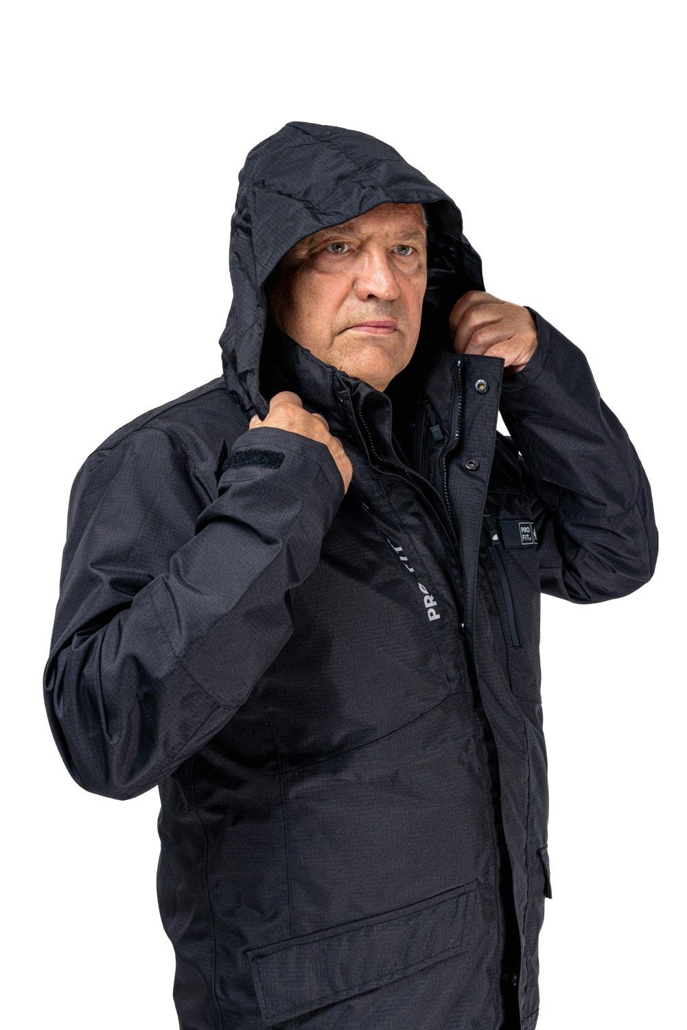 PARKA, WASSERDICHT Zip-in-Funktion, schwarz, Gr. XS