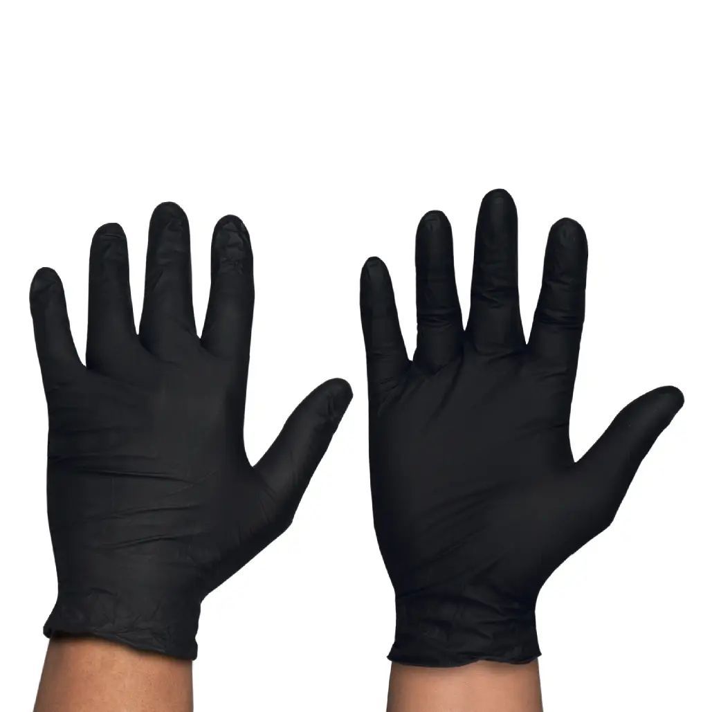 Einmalhandschuh ENHU-S ungepudert, schwarz, Gr. S