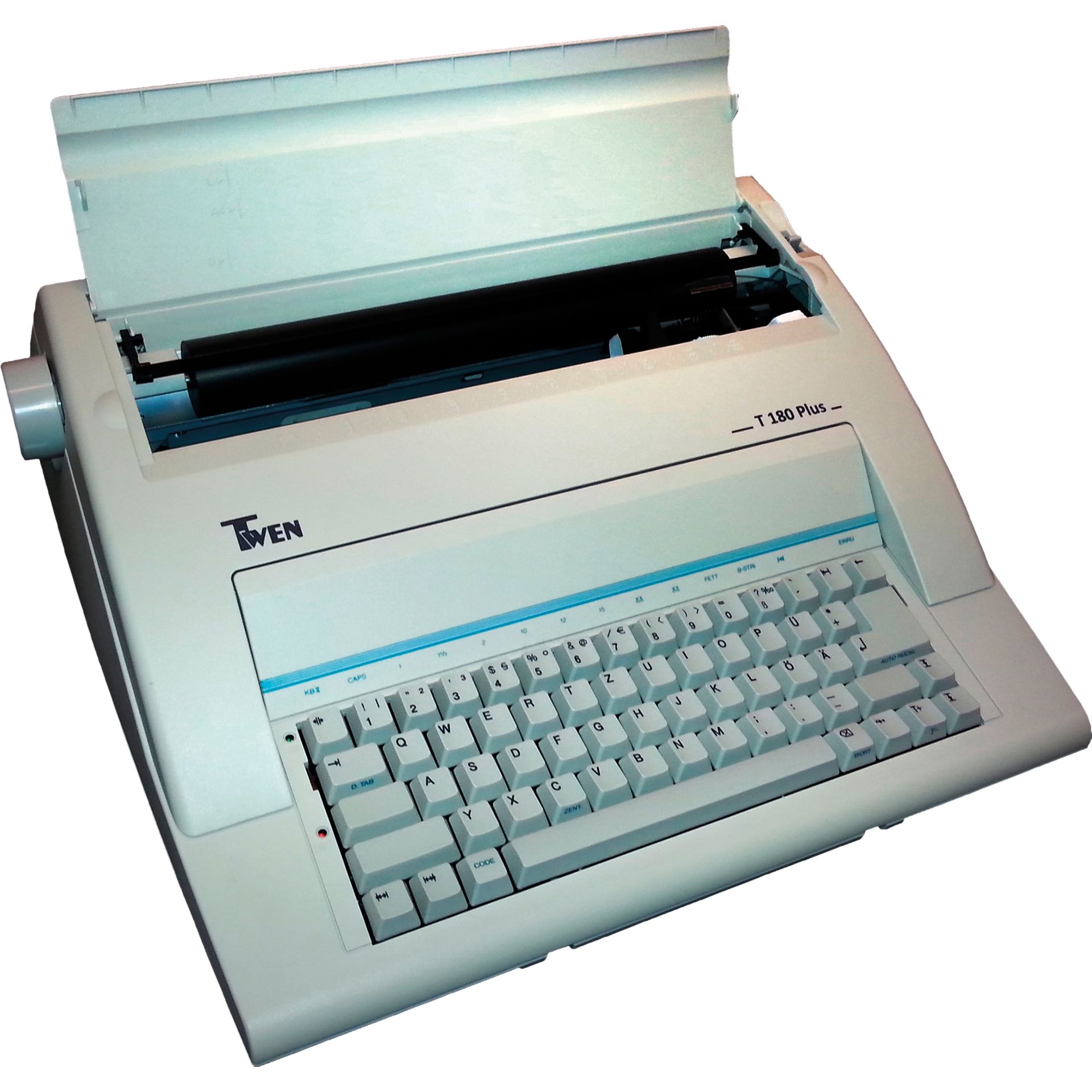 Schreibmaschine T 180 Plus ohne Display portable weiß