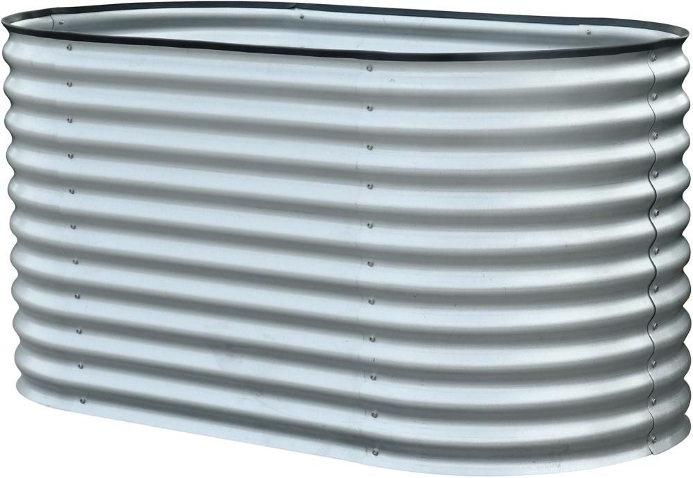 Hochet Silo oval160 x 8 0 cm x 82 cmzink auminiu m