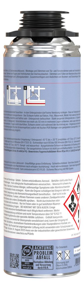 FISCHER 1K-Pistolenschaum Kompakt