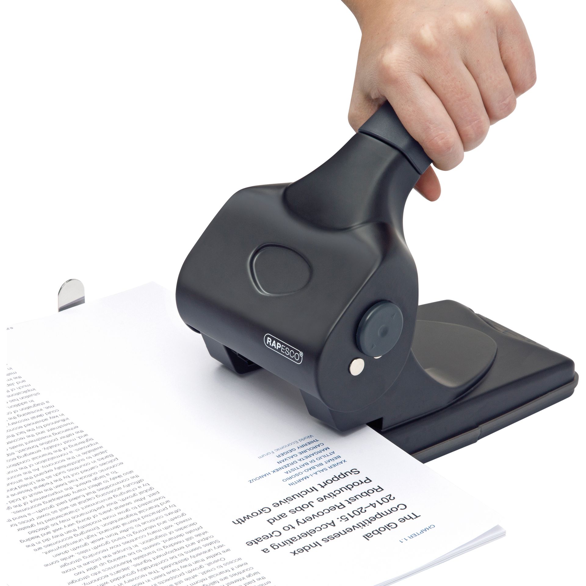 Locher ALU-65 65Blatt Anschlagschiene schwarz